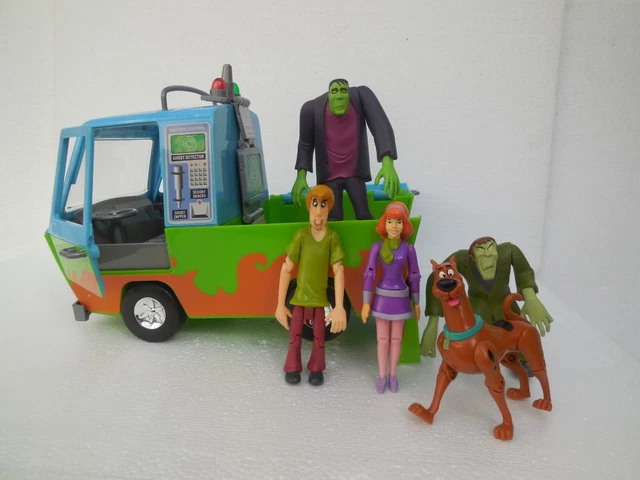 Mystery Machine Lansay 2005 + Figurines Scooby-Doo + 1 Verre – Occasion
