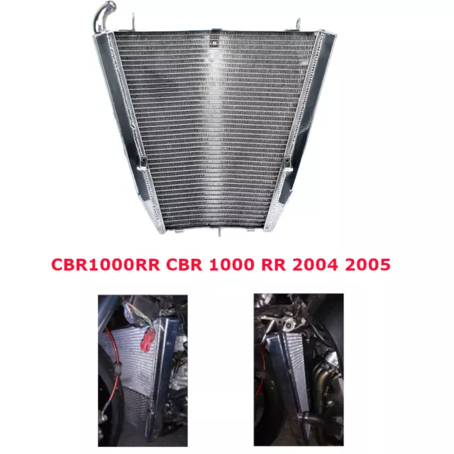 Core Engine Water Cooler Radiator For Honda CBR1000RR CBR 1000 RR 2004 2005 New
