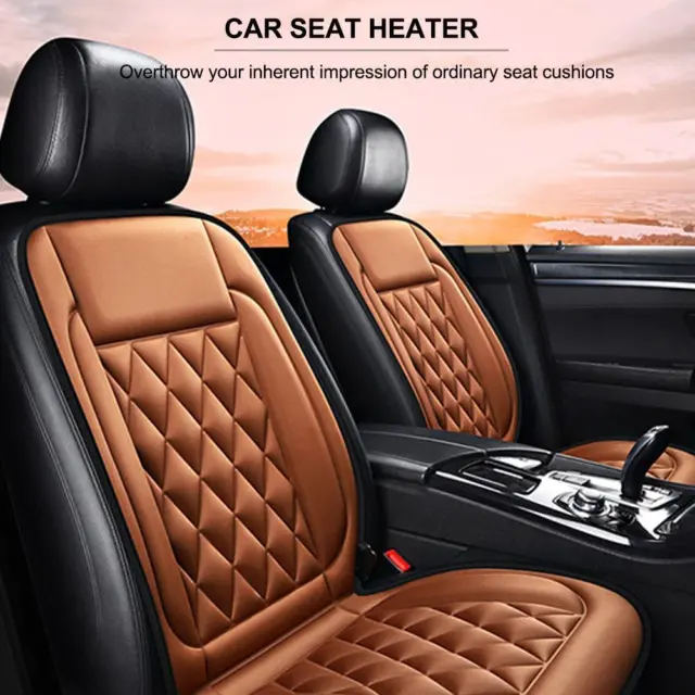 Car Seat Heater Electric Heated Car Heating Cushion P9I5 Cove Winter Warmer Z7B5