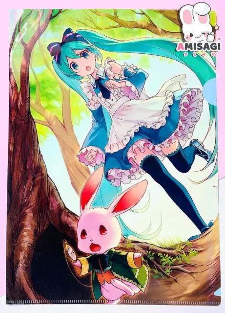 Vocaloid Wonderland Hatsune Miku Claire File Coque Transparente Animé Manga