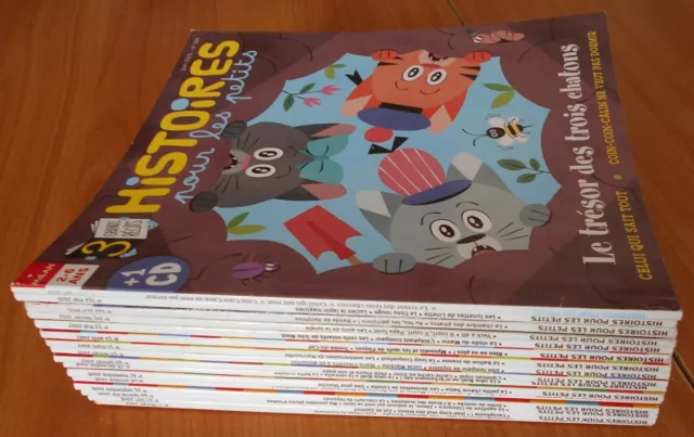 LOT de 16 Magazines HISTOIRES POUR LES PETITS 2/6 ans parmi n° 17 à 186 MILAN 2