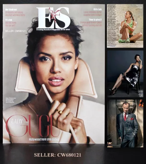 Gugu Mbatha-Raw Jessica Ennis-Hill Mark Gatiss Mel Giedroyc Es Magazine Jan 2015