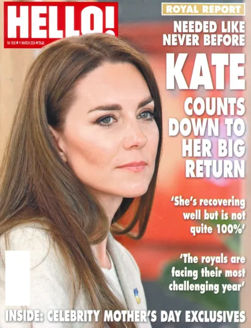 UK HELLO! Magazine: Princess Kate, Prince William, Reese Witherspoon, 11.3.24