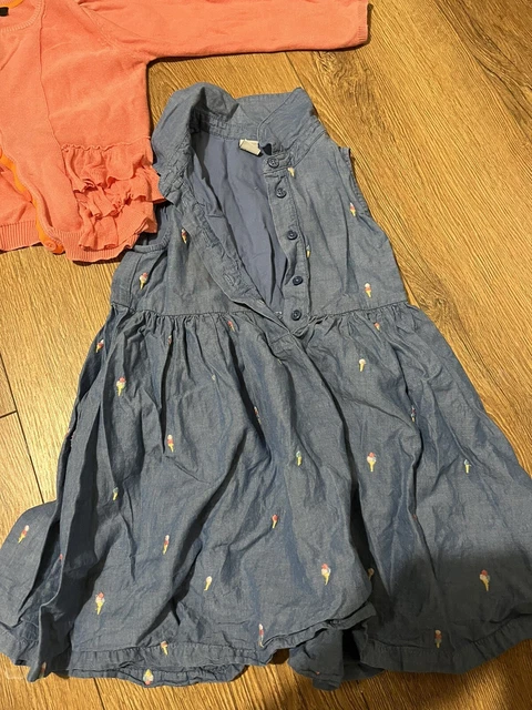 Girl Matching Outfit Set Bundle Dress & Cardigan Age 3-4 Years M&S TU 2