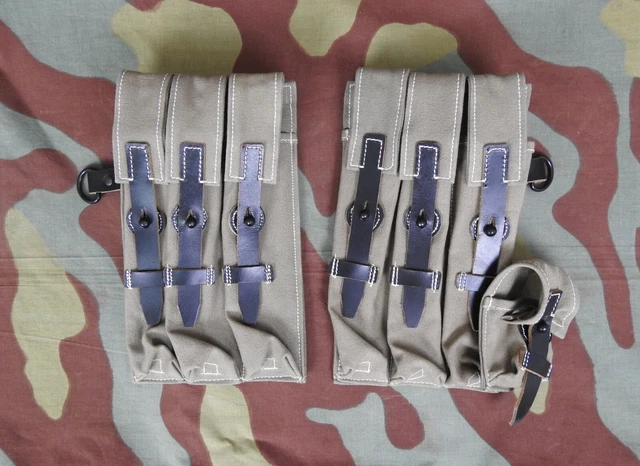 Cinghia In Pelle Per MP40 Tedesco WWII | Colore Marrone | Con Fibbia E Bottoncino | Replica Storica - Foto 6