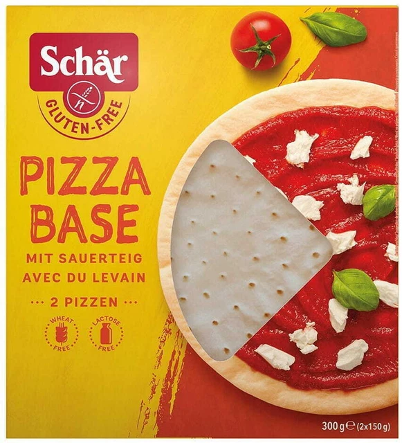 Fonds de pizza sans gluten (2X150 g) 300 g Schar