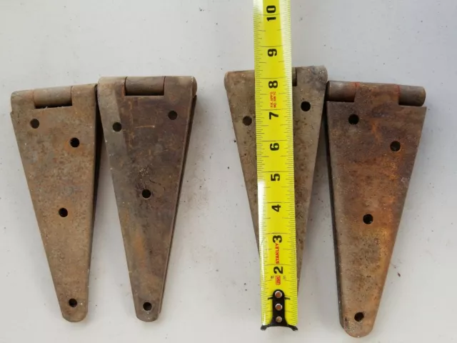 4 16" BARN DOOR Hinges Heavy Duty RUSTIC Antique Architectural  S#C2 6