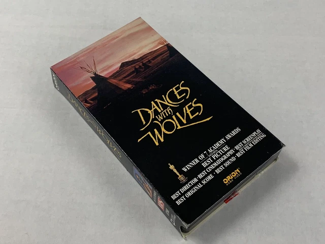 VINTAGE CLASSIC DANCES with Wolves 1993 VHS Tape Movie Kevin Costner $5 …