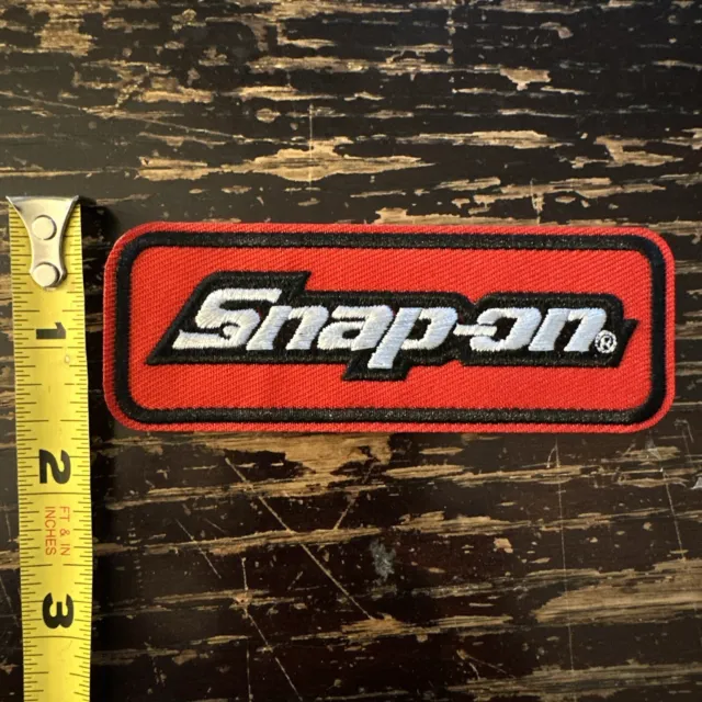 Snap-on  (Embroidered Iron on patch) NASCAR/Racing/Cars/Tools