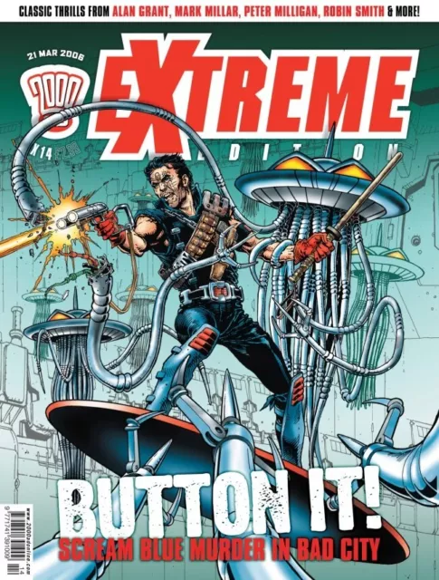 2000AD ft JUDGE DREDD presents EXTREME - ISSUE 08 BAD CITY BLUE - 2006 - EXCLLNT