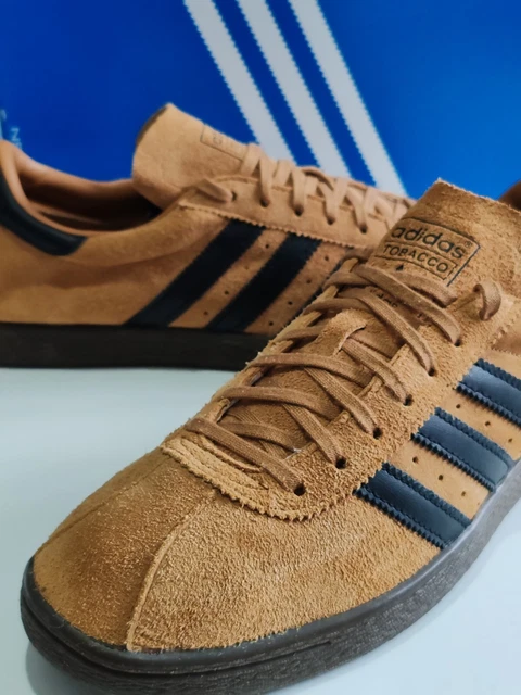 ADIDAS TOBACCO CQ2761 Mesa Black Gum Suede Mens Trainers Uk 10