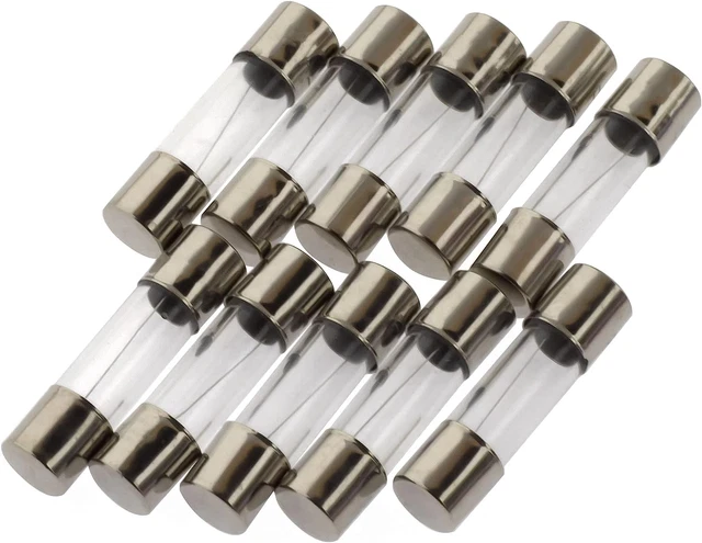 Seki Lot De 10 Fusibles En Verre 2,5 a 5 X 20 Mm 250 V