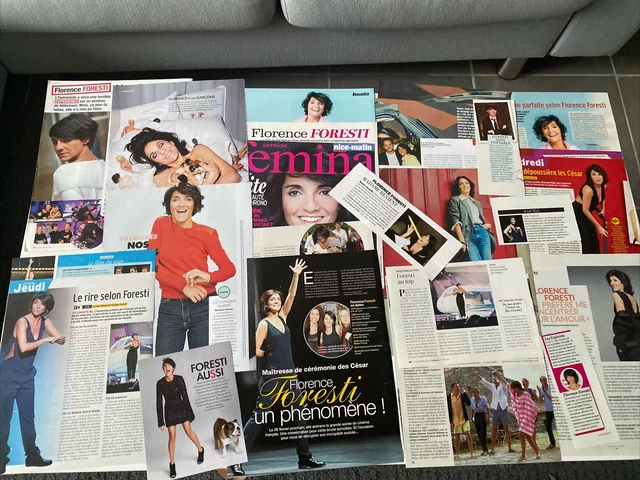 FLORENCE FORESTI - Lot De Coupures De Presse Clipping EUR 5,00