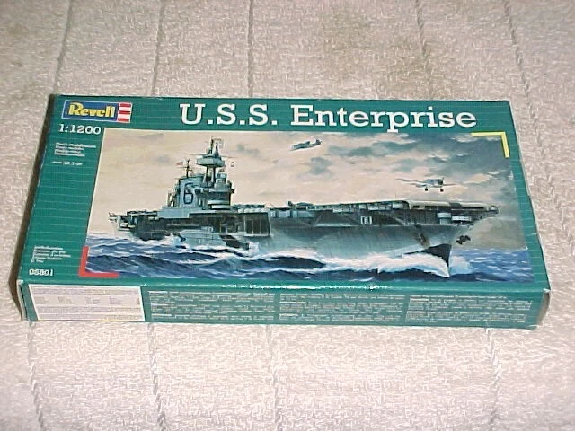 REVELL MODEL U.S.S. Enterprise Aircraft Carrier in Box 2004 $9.95 ...