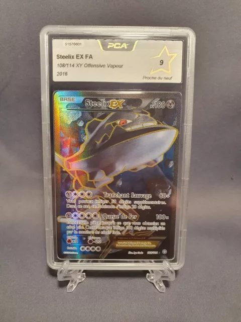 Carte Pokémon Steelix EX Full Art 108/114 PCA9 XY Offensive Vapeur