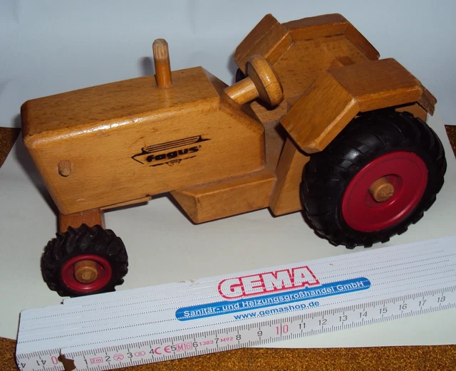 FAGUS UNIMOG LENKBAR mit Anhnger kippbar Holzspielzeug Kinder Spielzeug  EUR 75,00 - PicClick DE