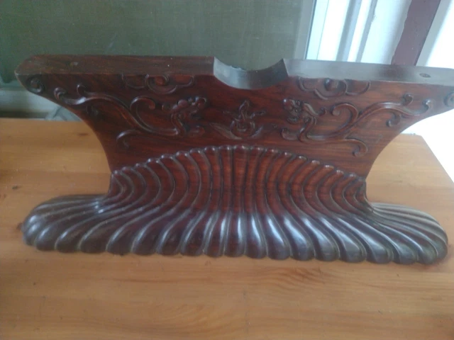 Very Fine Antique 19th Century Large Chinese Carved Stand or Base