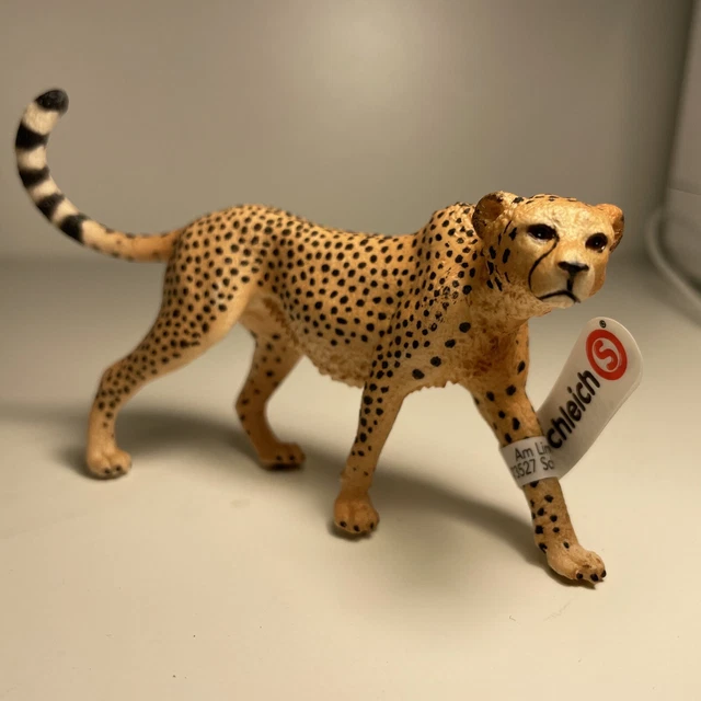 Schleich Figura Guepardo Hembra WILD LIFE | 3 X 10 X 7 Cm | Detalle Realista Y Auténtico | Juguete Educativo Para Niños De 3 A 8 Años