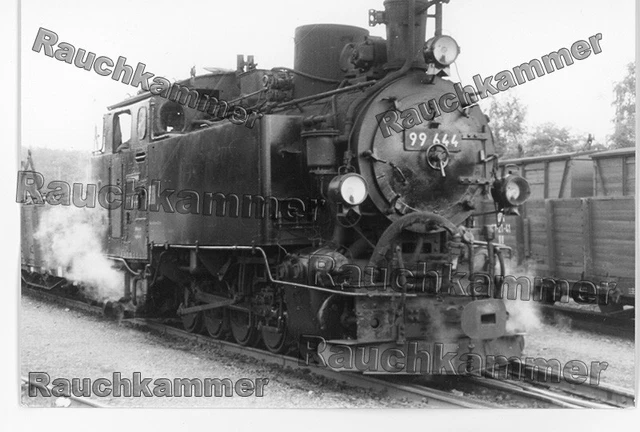 altes Baryt-Foto DR 99 644 Ort unbek 60er Jahre - ca 10x15