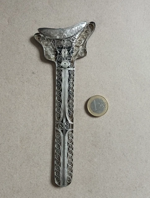 ANCIEN PENDENTIF BERBERE Argent Massif Filigrane EUR 69,00 - FR