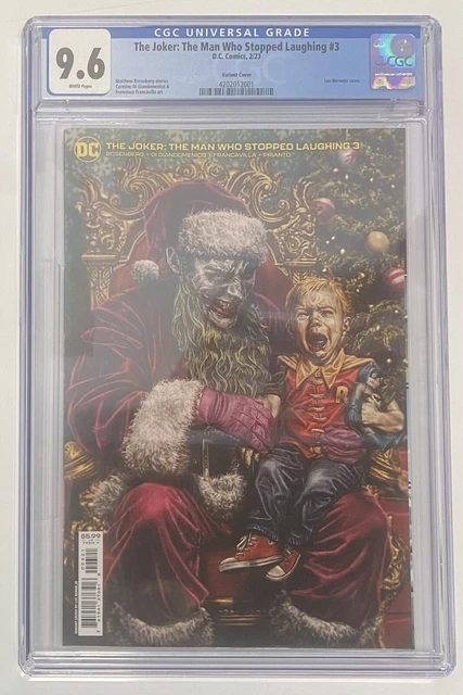 DC Joker: The Man Who Stopped Laughing #3 Lee Bermejo Variant Cover | CGC 9.6