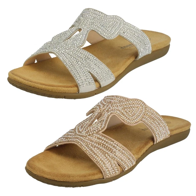 Sandales Femmes Savannah Entre-doigt Synthétique - Boucle Réglable - Pointures Variées - Neuf Avec Emballage