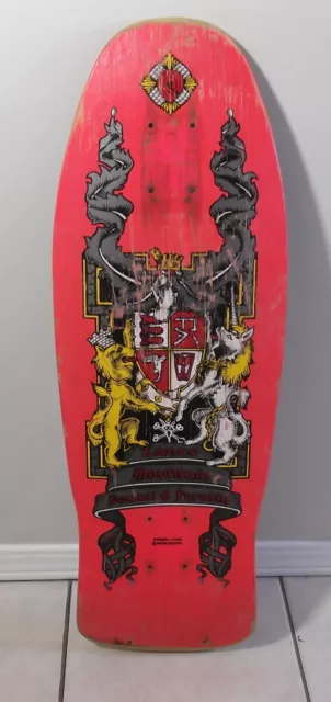 Original Lance Mountain Powell Peralta Crest 1988 Vintage Skateboard Deck