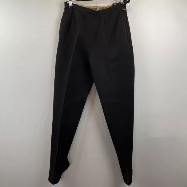 Vintage Croydor 70s Ski Pants Men's 42 R EUR Polyester Made in Switzerland Black