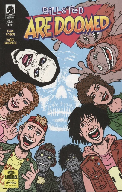 Bill & Ted Are Doomed #1 Cvr A Dorkin Vf/Nm 2020 Dark Horse Comics Hohc