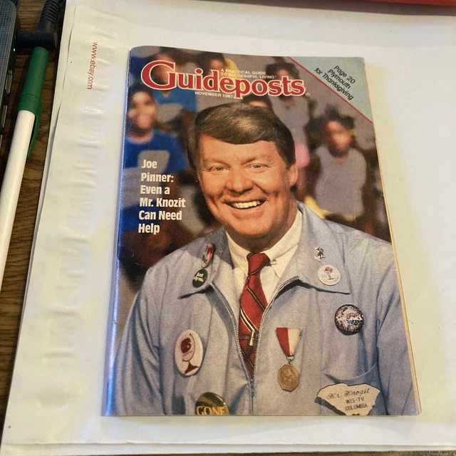 GUIDEPOSTS MAGAZINE NOVEMBER 1987 Joe Pinner , plymouth for thanksgiving £3.71 PicClick UK