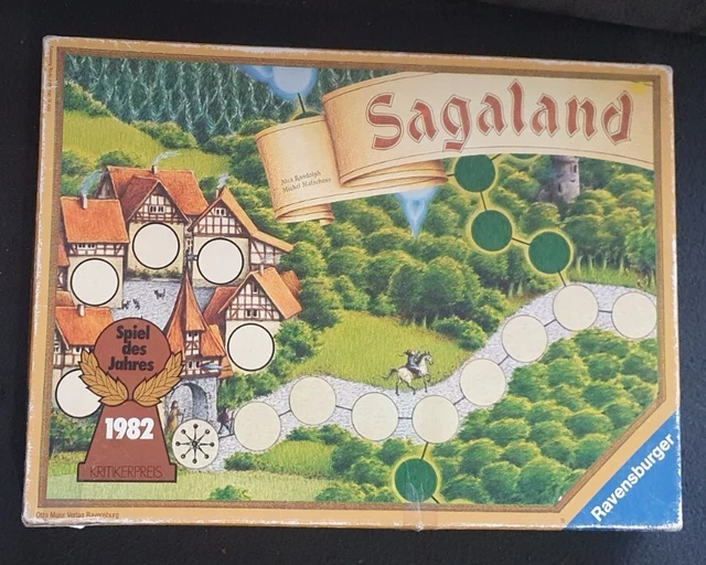Sagaland - Spiel des Jahres 1982 - alte bräunliche Ausgabe - Ravensburger