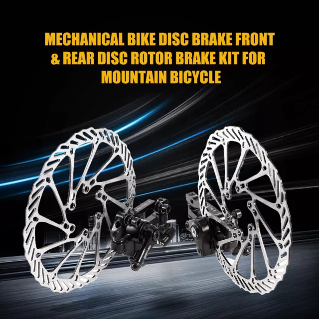 2X Bike Disc Brake Front Rear Disc 160 mm Rotor Brake Kit For Mountain Bicycle