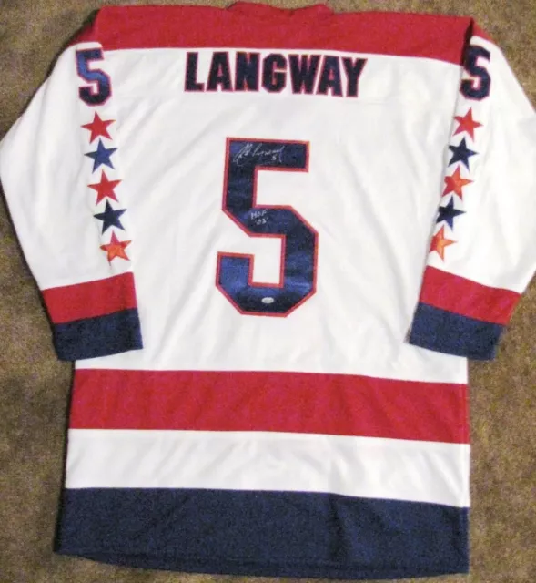 Lot Detail - 1982-83 Rod Langway Washington Capitals Dual Signed Game Worn  Road Jersey (MEARS LOA/JSA)