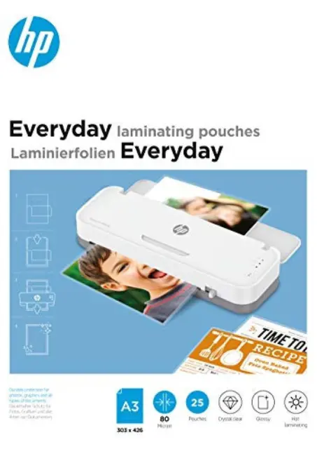 TG. DIN A3) HP Everyday 9152 - Fogli per plastificatrice a caldo, formato  DIN A EUR 19,60 - PicClick IT