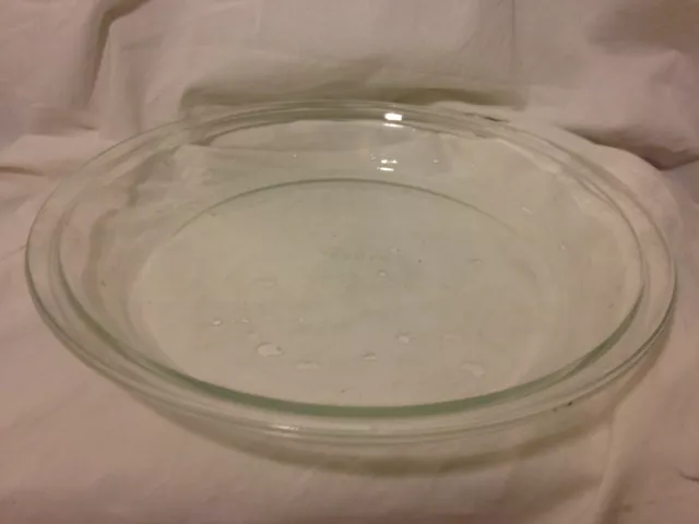 VTG Pyrex  9in Pie Quiche Tart Bakeware Dish Pan Plate Made in USA