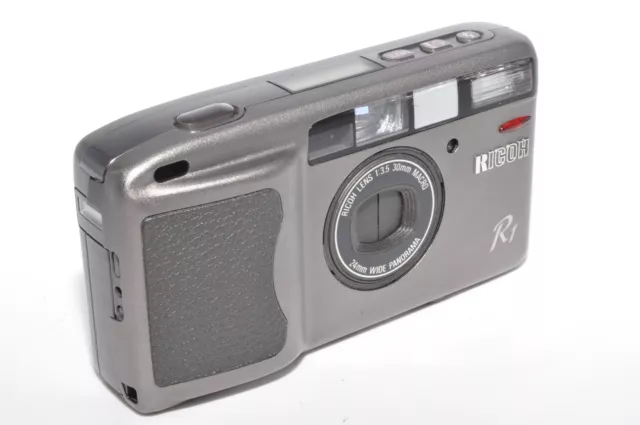 Ricoh R1 Point & Shoot 35mm Film Camera Gray Free Shipping From JAPAN  [ As-is ]
