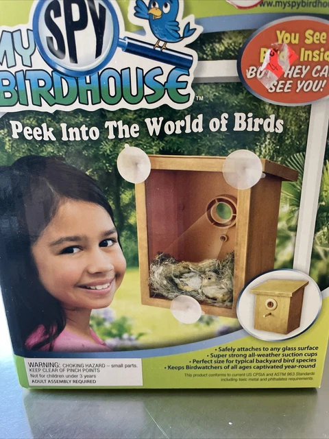 exact 1 item #47 My Spy Birdhouse As Seen on Tv Watch Birds Nest SUCTION CUPS