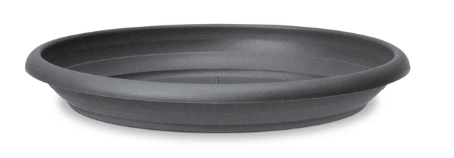 Untersetzer Scheurich Topf Kunststoff 37 cm Höhe 5,5 cm Metallic Grau 3 stk NEU