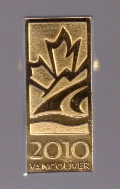 2010 Vancouver Olympic Bid Pin Gold Color Version