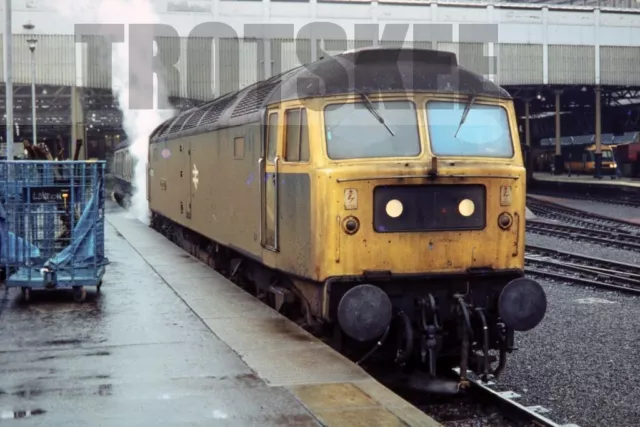 35 mm Slide BR British Railway Diesel Loco Klasse 47 47086 Edinburgh 1982 Original
