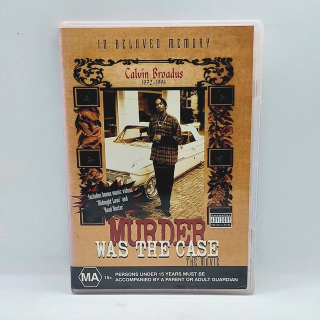 MURDER WAS THE Case The Movie (1995) DVD Region 4 Drama Snoop Dogg Dr