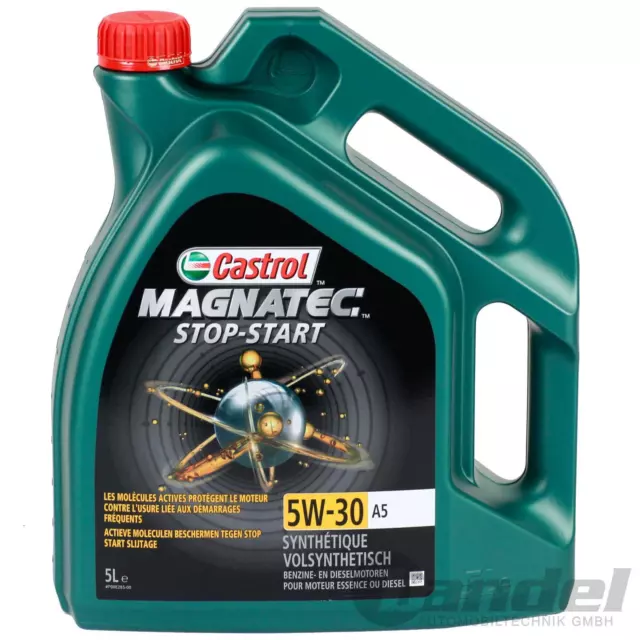 5L Castrol Magnatec Stop-Start 5W-30 A5 Acea A/B1 A/B5 M2C913-C M2C913