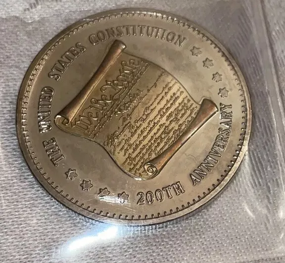 National Historic Mint Double Eagle Commemorative Coin The Constitution