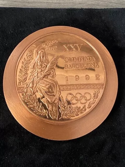 ORIGINAL Bronze Medal From the 1992 Summer Olympics, Held in Barcelona, Spain ORIGINAL Bronze Medal From the 1992 Summer Olympics, Held in Barcelona, Spain