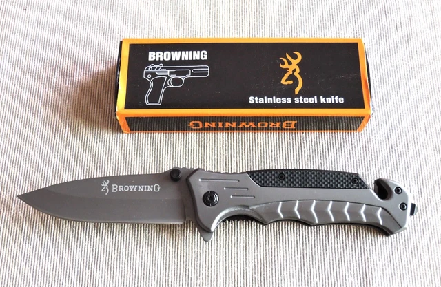 RUNQIN Mini Coltello Pieghevole con Lame, Coltello Tascabile Portatile di Ricambio Multifunzionale per Coltello da Caccia da Campeggio all'aperto per Escursionismo e Campeggio, Regalo per Uomo, Papà