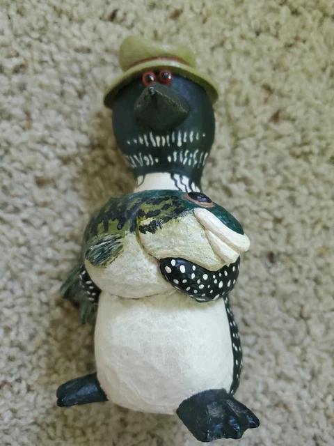 Rodney Leeseberg ORIGINAL Loon w Bass - SIGNED