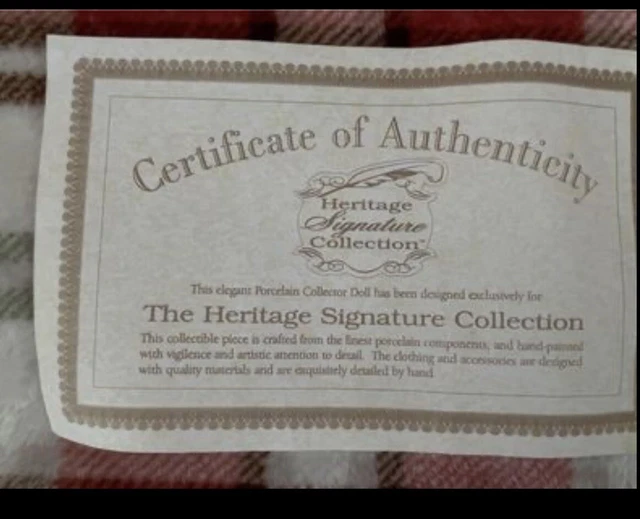 Heritage Signature Collection 2004 Angel Porcelain Doll 4