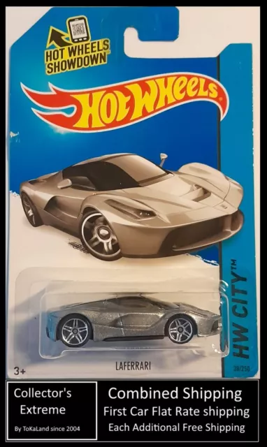 Hot Wheels Silver LaFerrari #38 2014 Package Issue