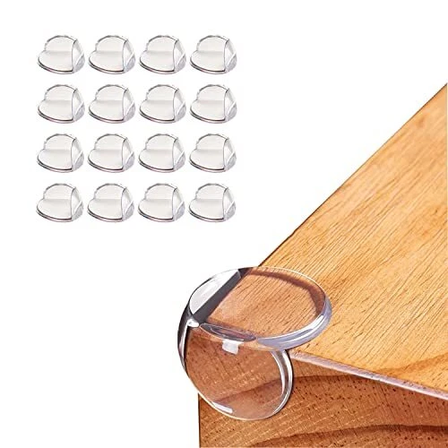 16PCS Clear Baby Proofing Corner Protectors for Babies Toddlers Kids, Transpa...