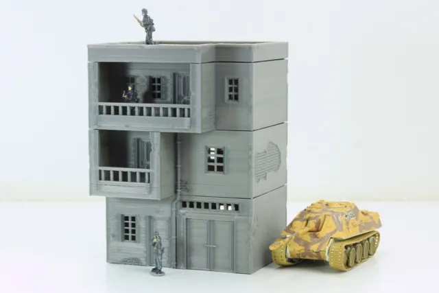 Arab Urban Bâtiment - Apartments - dessus de Table Wargaming Terrain - Miniature